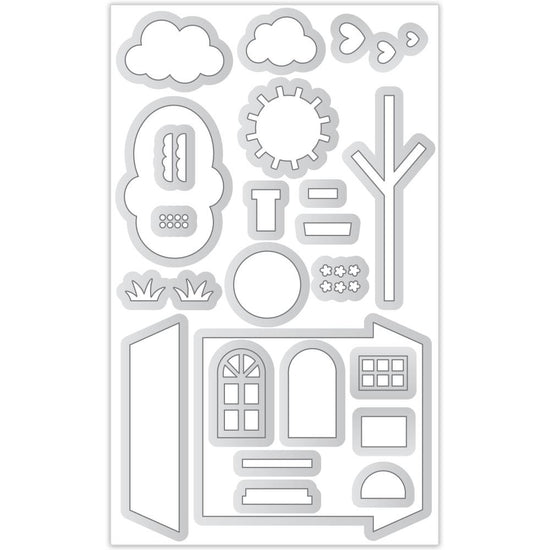 Doodlebug Doodle Cuts Home Sweet Home, Hello Again