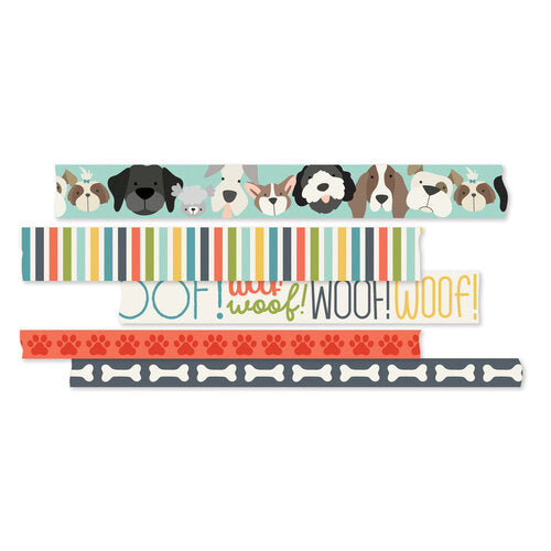 Simple Stories - Pet Shoppe Dog Collection - Washi Tape