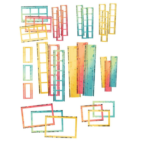 49 And Market Filmstrip Frames Vintage Artistry Sunburst
