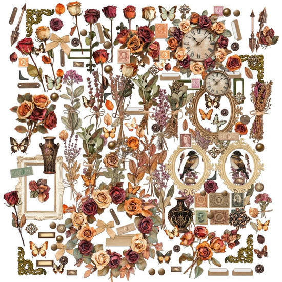 49 And Market Nostalgic Memories Laser Cut Outs Floral