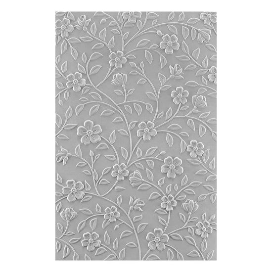 Spellbinders FLOWERS & FOLIAGE 3D EMBOSSING FOLDER FROM THE FROM THE GARDEN COLLECTION BY WENDY VECCHI