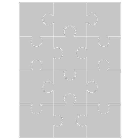Sizzix Thinlits Die - Jigsaw