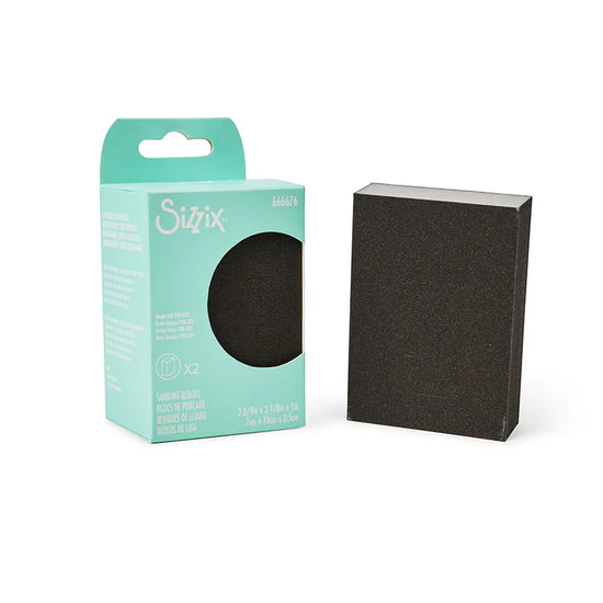 Sizzix Making Essentials - Sanding Blocks, 2Â 3/4" X 3Â 7/8" X 1", 2PK