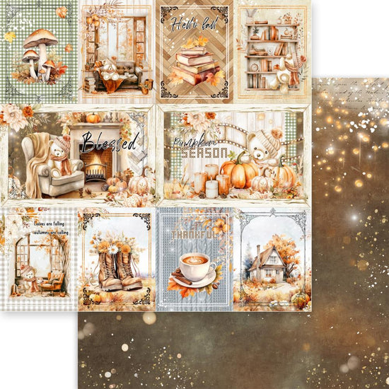 Memory Place Double-Sided Paper Pack 6"X6" 24/Pkg Beary Cozy