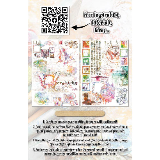 AALL And Create A5 Rub-Ons Cultural Gems