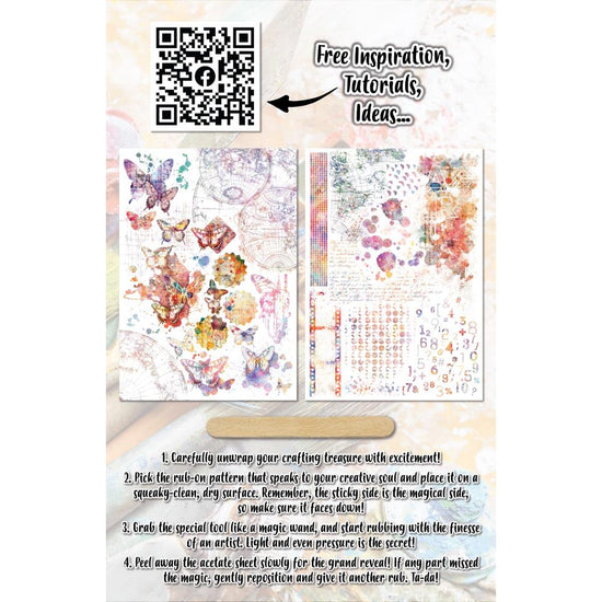 AALL And Create A5 Rub-Ons Wanderlust Passport