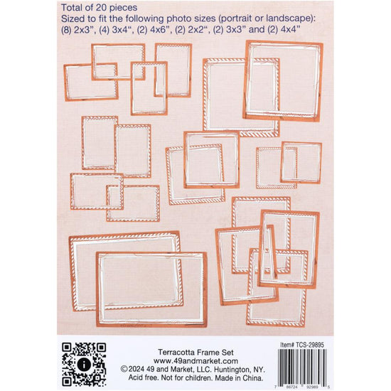49 And Market Frame Set Color Swatch: Terracotta