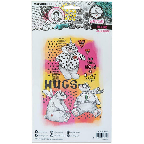 Art By Marlene Signature Collection Stamp Nr. 747, Bear Hugs