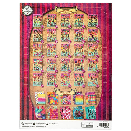 Art By Marlene Essentials Mixed Media Pad 70/Pkg Nr. 246, The Golden Collector&