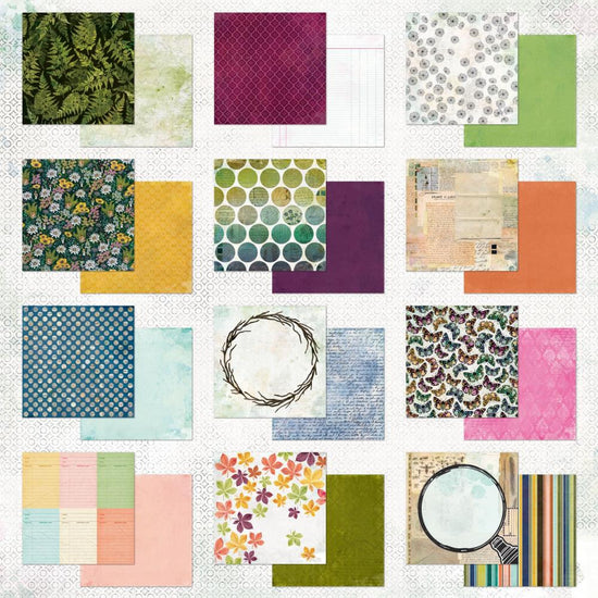 49 And Market Paper Pad 12"X12" Curiosities In Willow Grove