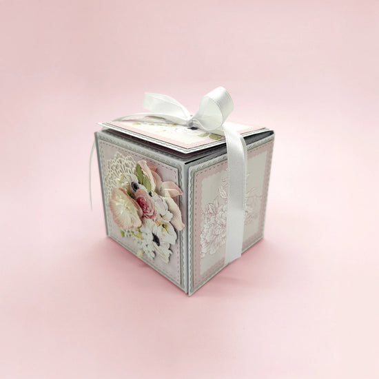 Uniquely Creative MEMORY BOX FOLIO - WHITE