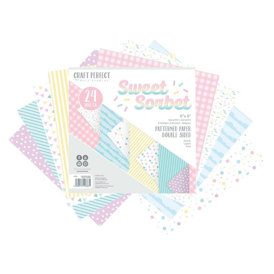 Craft Perfect Printed Book 6"X6" Sweet Sorbet