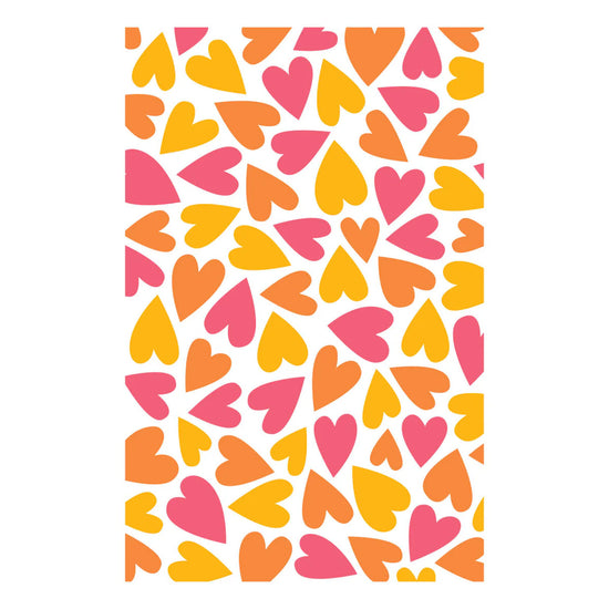 Spellbinders Layered Puffy Hearts Stencilby Simon Hurley