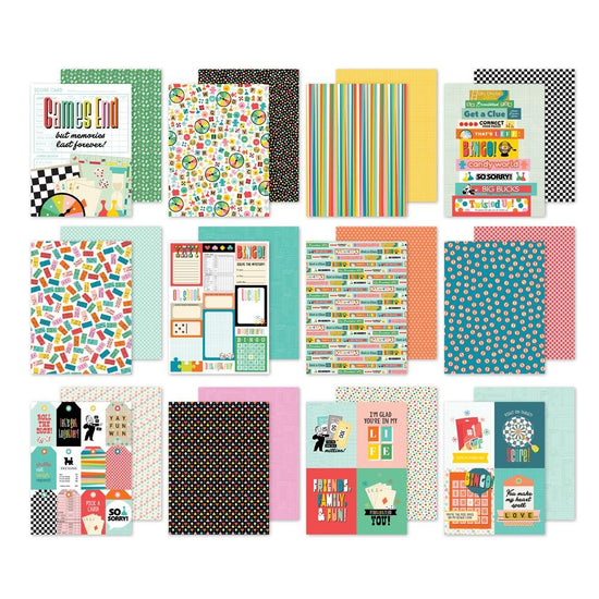 Simple Stories 6”x8” paper pad Game Night