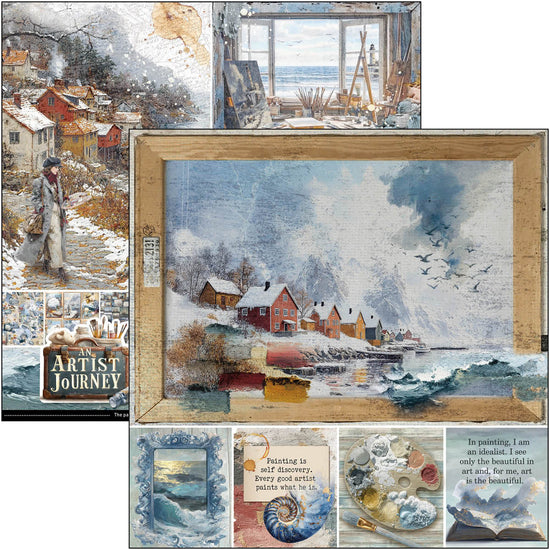 Ciao Bella An Artist Journey Pad 8"x8" 12/Pkg