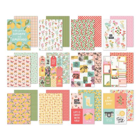 Simple Stories Paper Pad 6"X8" Pink Lemonade