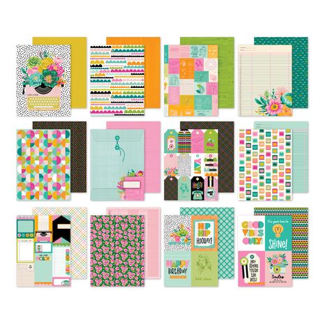 Simple Stories Paper Pad 6"X8" Color Me Happy