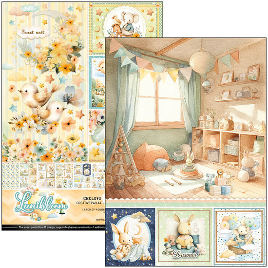 Ciao Bella Lunibloom Creative Pad A4 9/Pkg