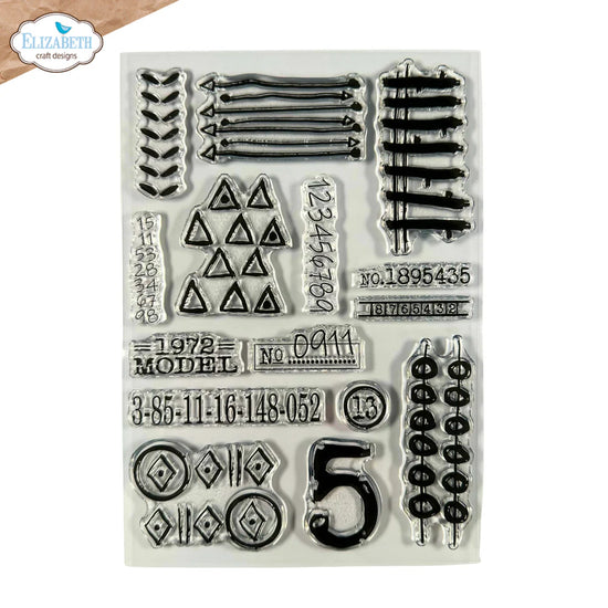 Elizabeth Craft Scribbles stamp