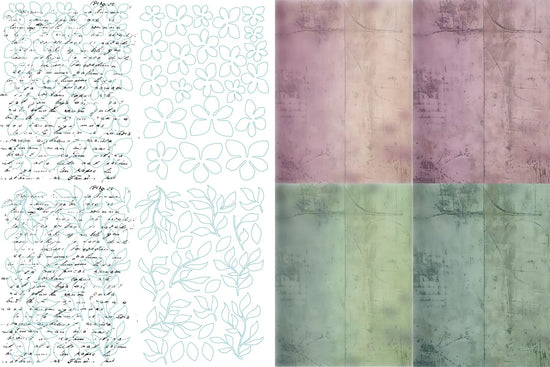 TEXT{ures} Beneath the Brambles Laser Cut Inkable Florals Pack