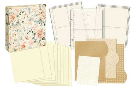 Graphic 45 Graphic 45 Binder Album With Pocket Pages Vintage Rose