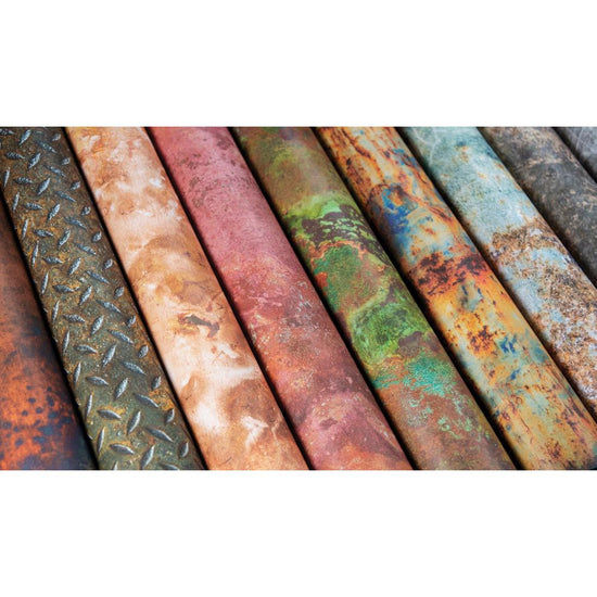Craft Consortium Double-Sided Paper Pad 8"X8" 30/Pkg Metal Textures, 20 Designs