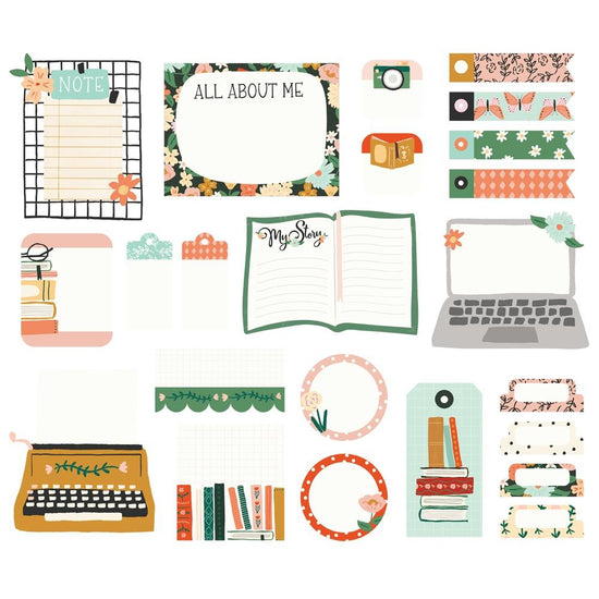 My Story Bits & Pieces Die-Cuts 23/Pkg Journal