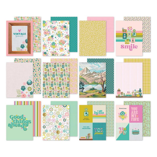 Simple Stories Double-Sided Paper Pad 6"X8" 24/Pkg Flea Market