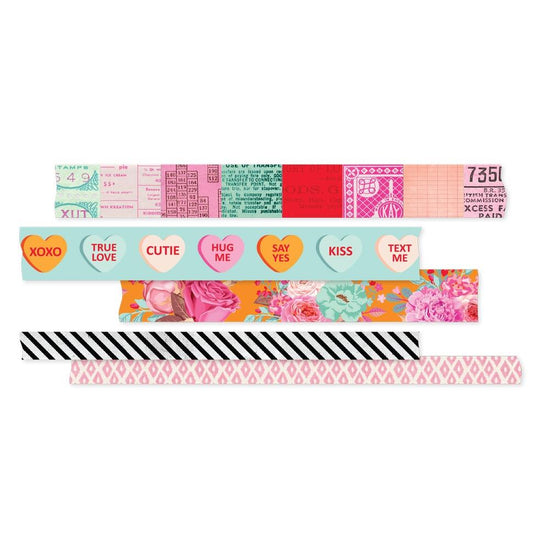 Heart Eyes Washi Tape 5/Pkg
