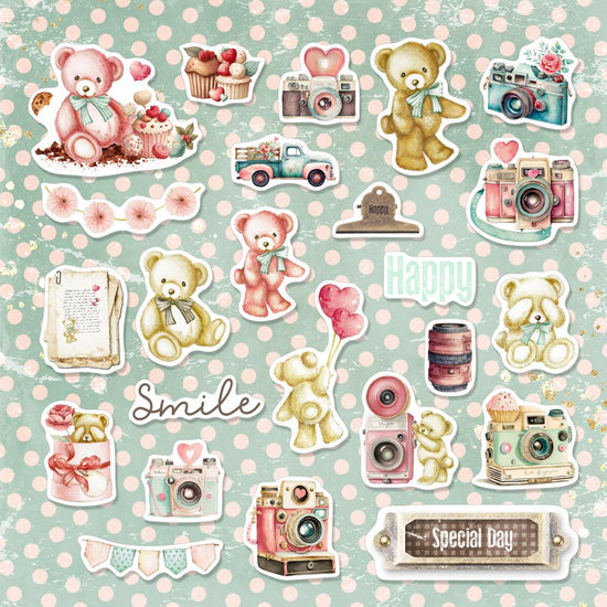 Beary Sweet Ephemera Cardstock Die-Cuts