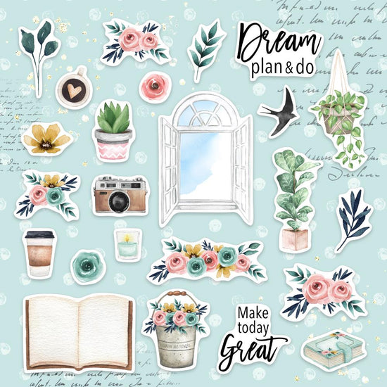 Dream Plan Do Ephemera Cardstock Die-Cuts