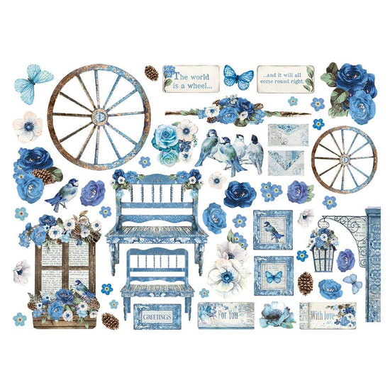 Stamperia Die-Cuts Blue Land