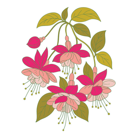 Spellbinders Layered Magical Fuchsia Stencil by Alex Syberia Designs