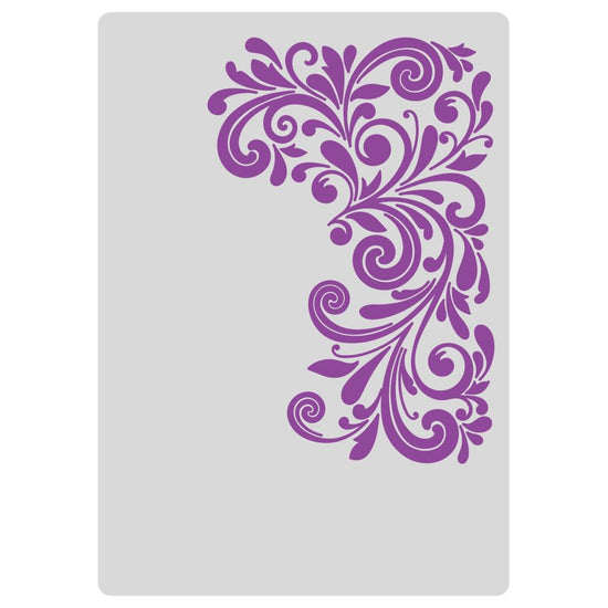 Gemini 2D Embossing Folder 5"x7" Flourishing Swirls