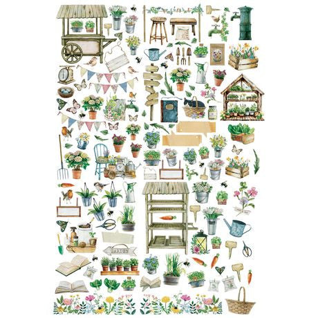 49 and Market Laser Cut Outs Elements From the Garden