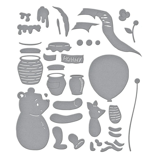 POOH & PIGLET ETCHED DIES FROM THE SAY CHEESE CLASSIC POOH COLLECTION IN COLLABORATION WITH SIMPLE STORIES
