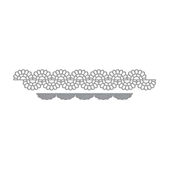 EYELET SCALLOP BORDER ETCHED DIES FROM THE VIVID EXPRESSIONS COLLECTION