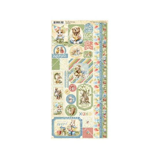 Graphic 45 Sticker Set Hip Hip Hooray