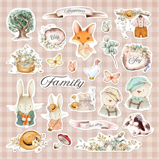 My Family Ephemera Cardstock Die-Cuts 24/Pkg