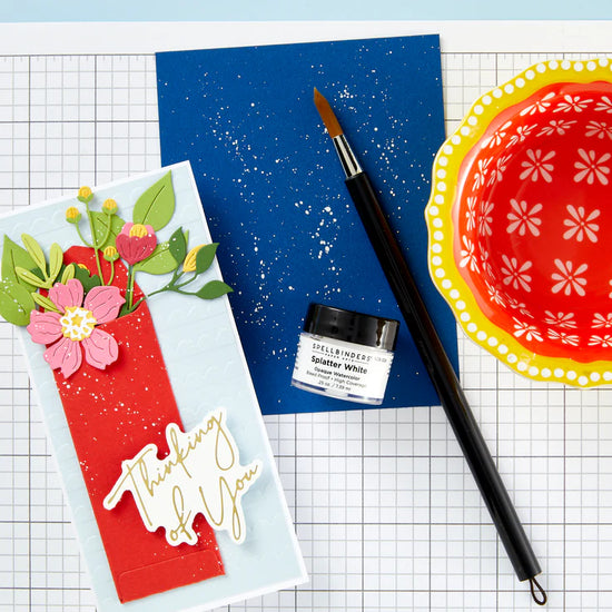 Spellbinders SPLATTER WHITE OPAQUE WATERCOLOR