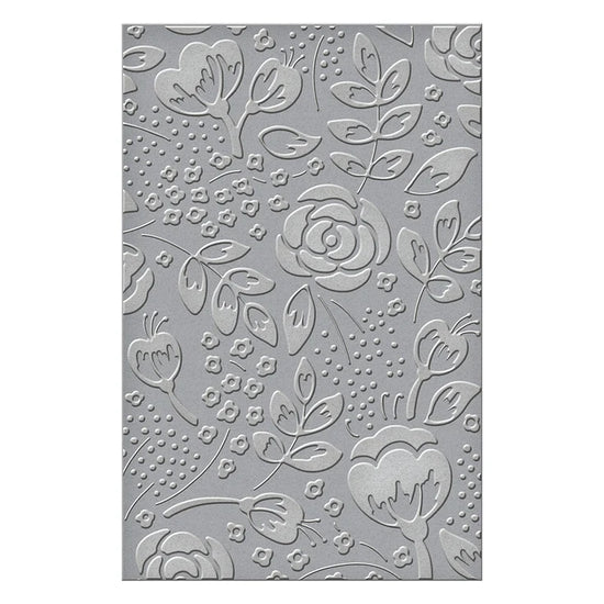 Spellbinders BOLD FLORAL EMBOSSING FOLDER FROM THE JUST SAYIN&