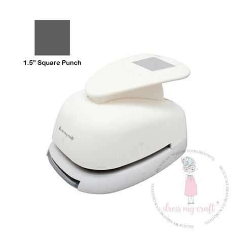 Dress My Craft Designer Punch Square 1.5”