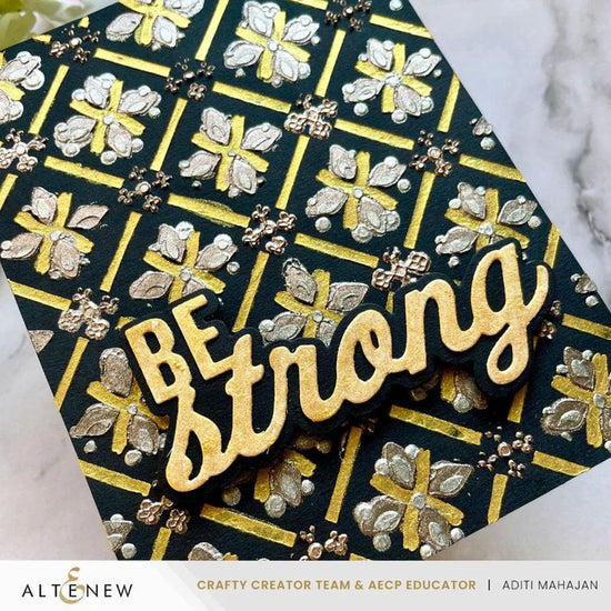 Altenew Shimmer Relief Paste - Enchanted Gold