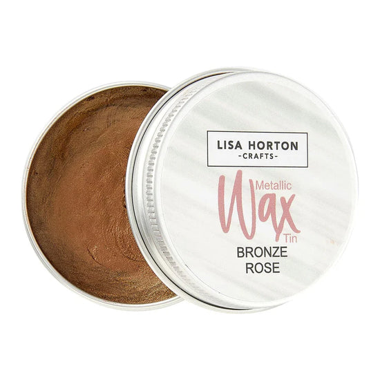 LISA HORTON CRAFTS WATER BASED WAX TIN - BRONZE ROSE