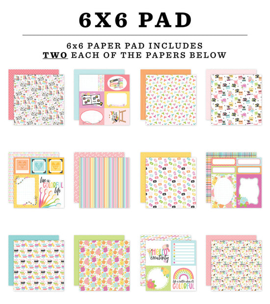 Echo Park Craft Room 6x6 Paper Pad