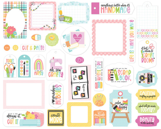 Echo Park Craft Room Frames & Tags