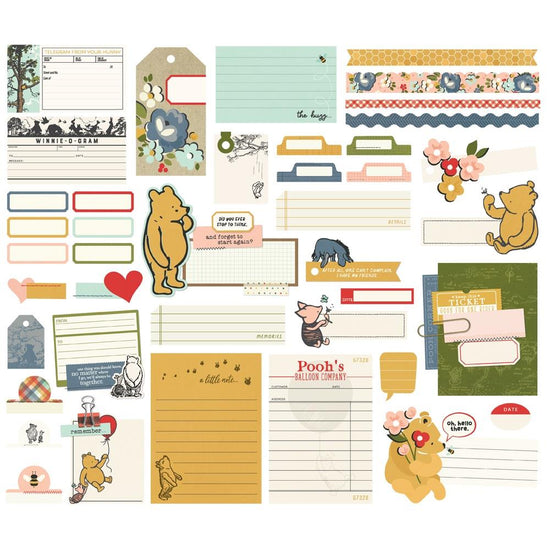 Say Cheese Classic Pooh Bits & Pieces 41/Pkg Journal