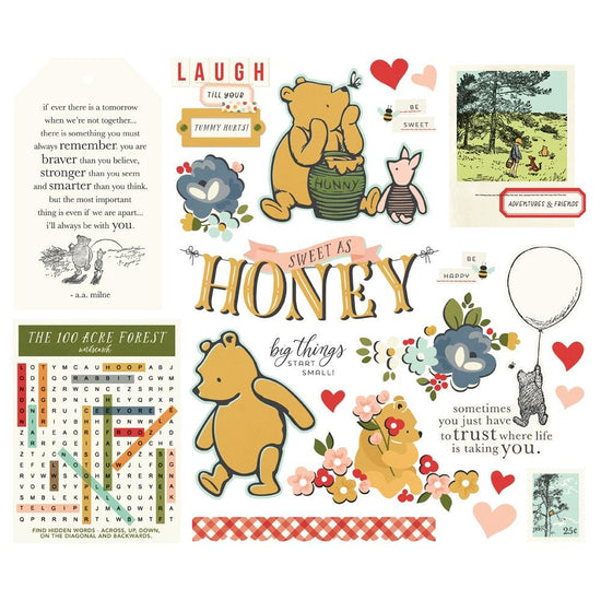 Say Cheese Classic Pooh Bits & Pieces 23/Pkg Big