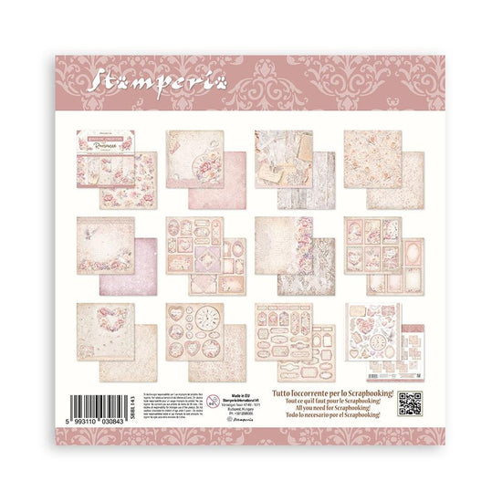 Stamperia Double-Sided Paper Pad 12"X12" 10/Pkg Romance Forever, 10 Designs/1 Each
