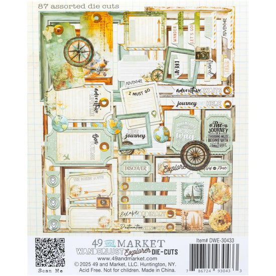 49 And Market Die-Cut Elements Wanderlust Explorer